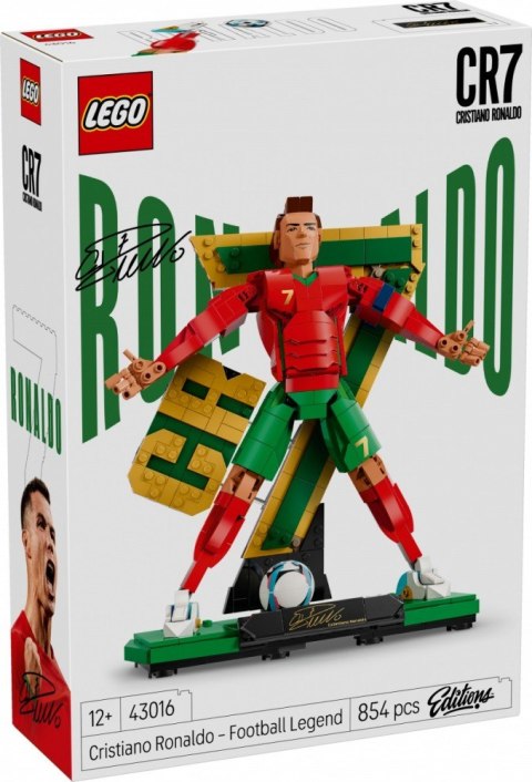 Klocki Editions 43016 Cristiano Ronaldo - piłkarska legenda