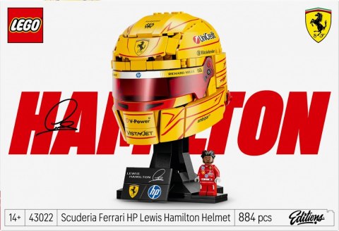Klocki Editions 43022 Kask Lewis Hamilton Scuderia Ferrari HP