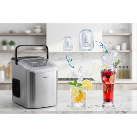Kostkarka do lodu 1.1L/12kg Berdsen BD-420 srebrna