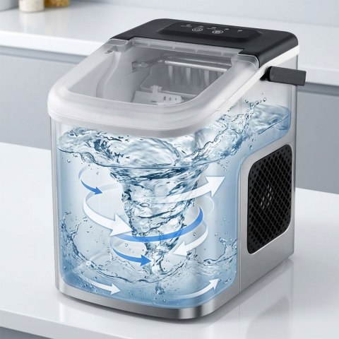 Kostkarka do lodu 1.1L/12kg Berdsen BD-420 srebrna