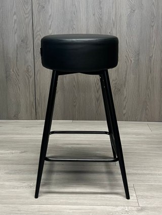 Krzesło barowe ASTI AVA BLACK PU hoker BAR