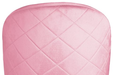 Krzesło tapicerowane GLORIA PINK VELVET