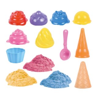 WOOPIE SAND FAIRY Zestaw Piasku Kinetycznego Lodziarnia 13 el