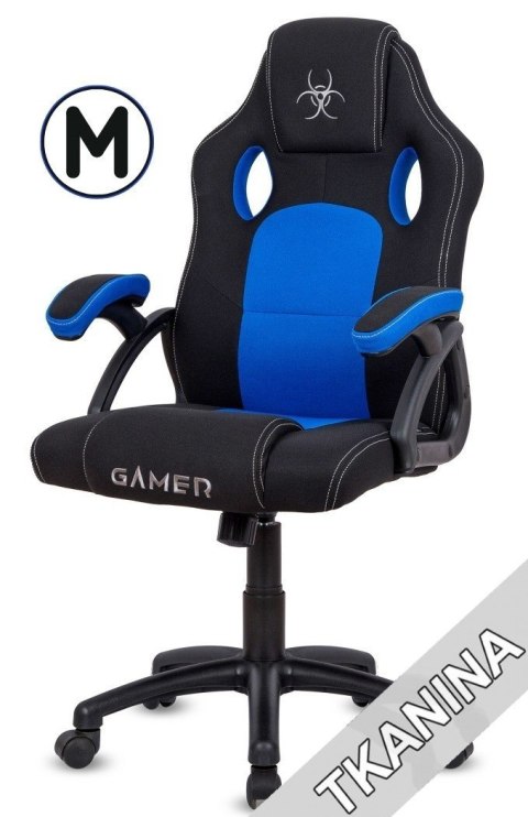 Fotel obrotowy do biurka CARRERA M BLUE FABRIC II GATUNEK