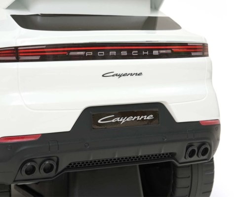Jeździk z rączka Porsche Cayenne White biały