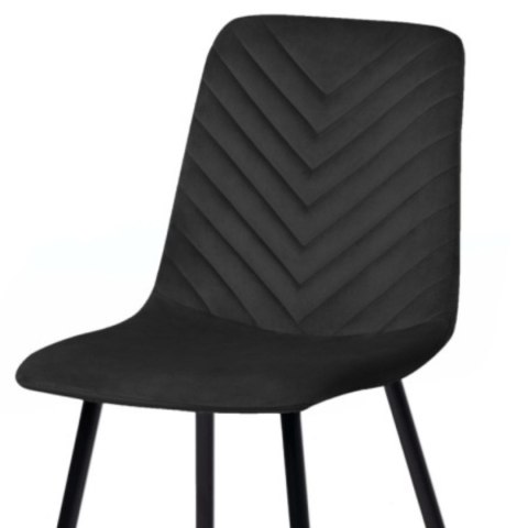 Krzesło barowe AVA TRIO BAR VELVET NICE hoker