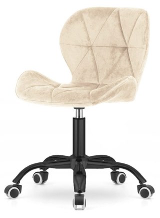 Krzesło obrotowe VASTO OFFICE VELVET CREAM SMOKE