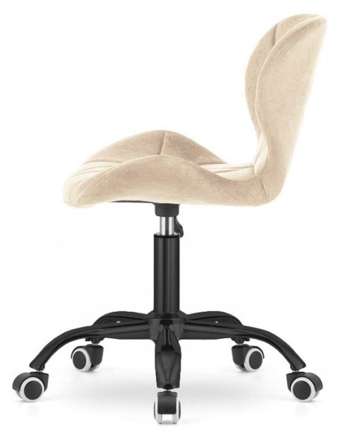 Krzesło obrotowe VASTO OFFICE VELVET CREAM SMOKE