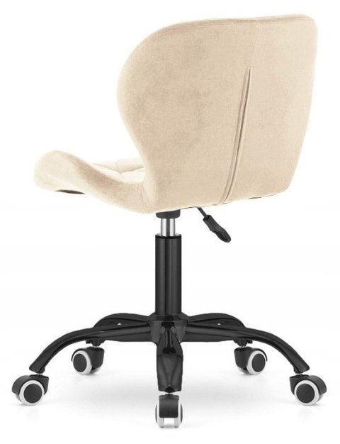 Krzesło obrotowe VASTO OFFICE VELVET CREAM SMOKE
