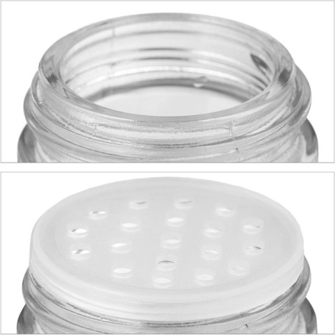 Stojak na przyprawy ROTOR obrotowy naturalny silver