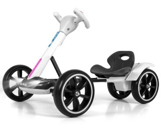 Gokart na akumulator Bolt biały