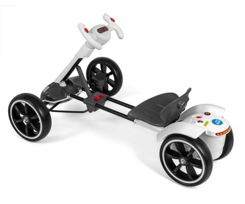 Gokart na akumulator Bolt biały