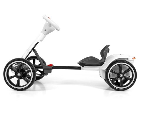 Gokart na akumulator Bolt biały