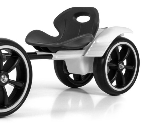Gokart na akumulator Bolt biały