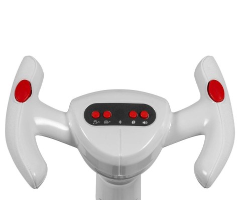 Gokart na akumulator Bolt biały
