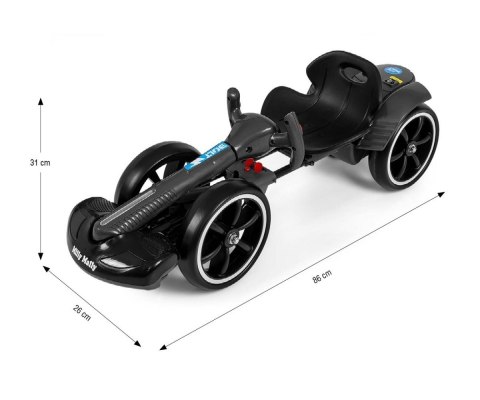 Gokart na akumulator Bolt czarny