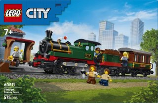 Klocki City 60511 Retro pociąg z lokomotywą parową