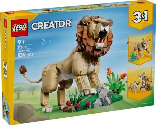Klocki Creator 31386 Dzikie zwierzęta: Dumny lew