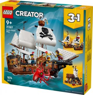 Klocki Creator 31387 Legendarny statek piracki