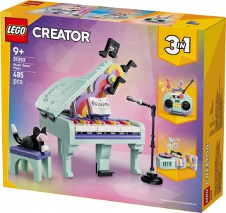 Klocki Creator 31392 Dekoracyjny fortepian z kotem