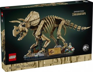 Klocki Jurassic World 77985 Szkielety dinozaurów: Triceratops