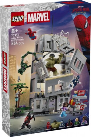 Klocki Marvel Super Heroes 76350 Epickie starcie: Spider-Man kontra Hulk