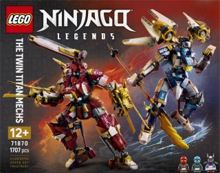 Klocki Ninjago 71870 Bliźniacze tytanowe mechy