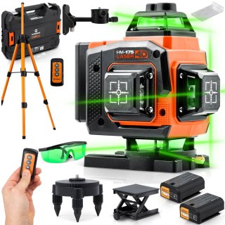 Laser krzyżowy w walizce + akcesoria Humberg HM-175