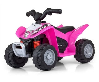 Pojazd quad na akumulator Honda ATV różowy