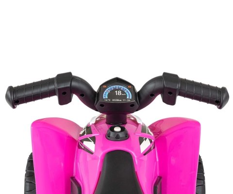 Pojazd quad na akumulator Honda ATV różowy