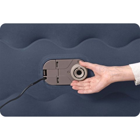 Materac dmuchany 203x152x51 cm z wbudowaną pompką elektryczną Bestway 6716P