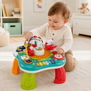 WOOPIE BABY Stolik Edukacyjny Interaktywny 2w1 Pianinko Dźwięki