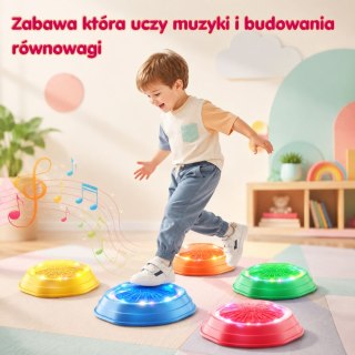 WOOPIE Kamienie Równoważne Interaktywne z Dźwiękiem i Światłem 5 el.