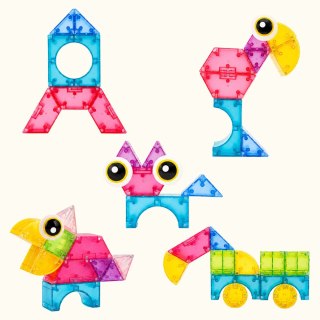 WOOPIE Klocki Magnetyczne 21el M Block Kreatywne Edukacyjne Prezent 3D