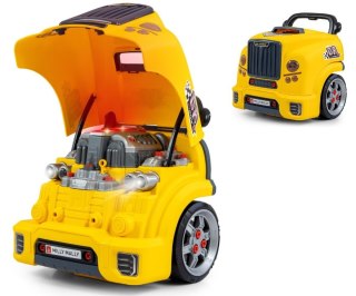 Zestaw mechanik warsztat silnik rozkręcalny N-Gine żółty