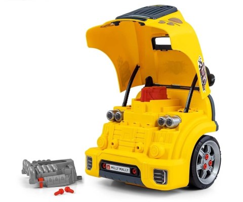 Zestaw mechanik warsztat silnik rozkręcalny N-Gine żółty