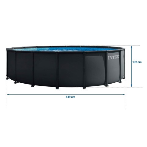 Basen ogrodowy stelażowy 549 x 132 cm 11w1 INTEX 26330ND