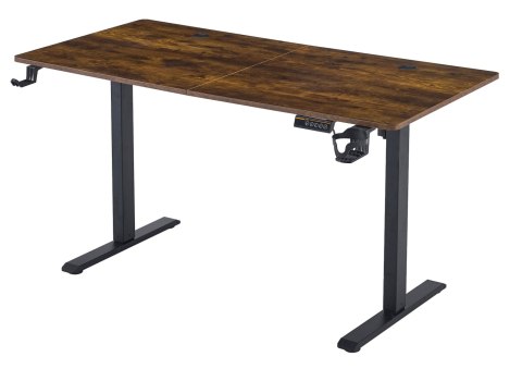 Biurko gamingowe SHADOW GAMER RUSTIC elektryczne 140 cm