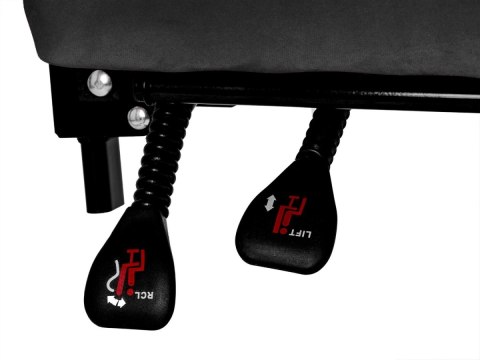 Fotel obrotowy do gabinetu WALIOR BLACK LEATHER PRO