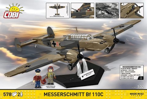 Klocki Messerschmitt BF 110C 578 klocków