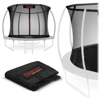 Siatka wewnętrzna do trampolin Neo-sport 252cm 8ft 6sł