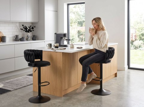 Hoker barowy Tresso Black czarny Velvet