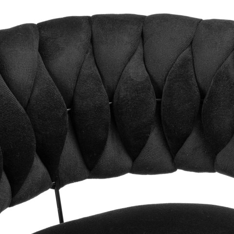 Hoker barowy Tresso Black czarny Velvet