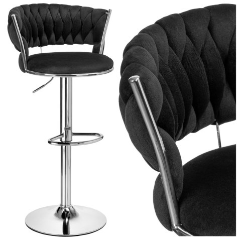 Hoker barowy Tresso Chrom czarny Velvet