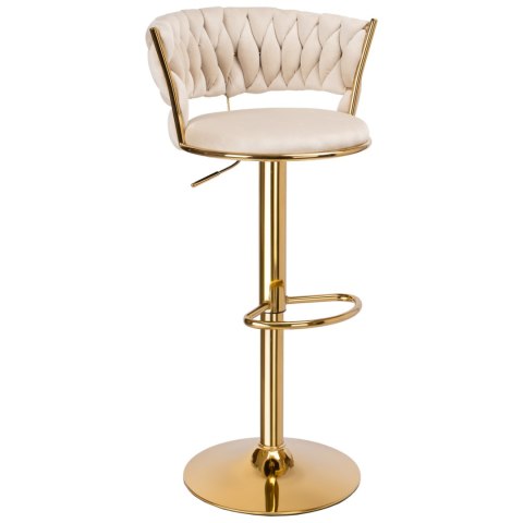 Hoker barowy Tresso Gold beżowy Velvet