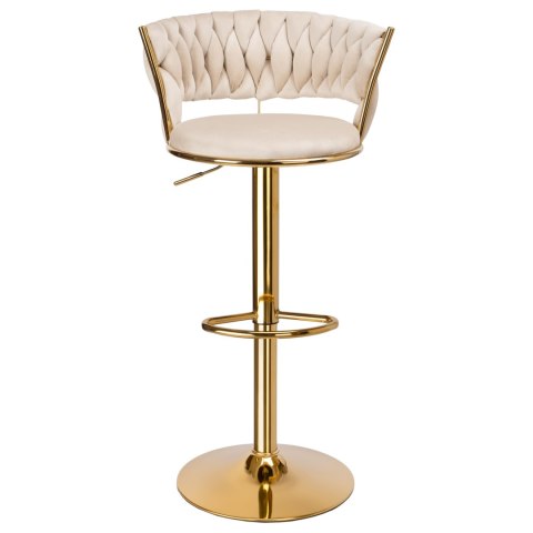 Hoker barowy Tresso Gold beżowy Velvet