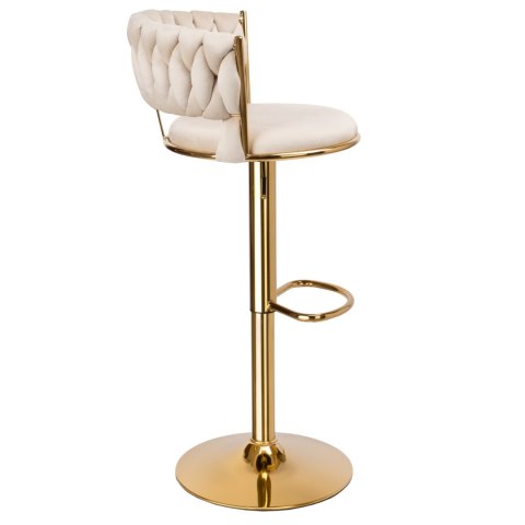 Hoker barowy Tresso Gold beżowy Velvet