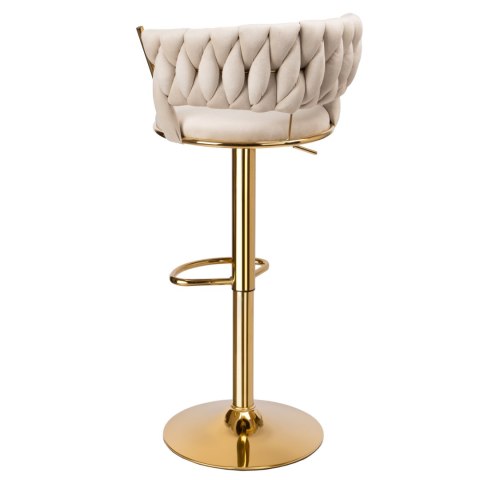Hoker barowy Tresso Gold beżowy Velvet