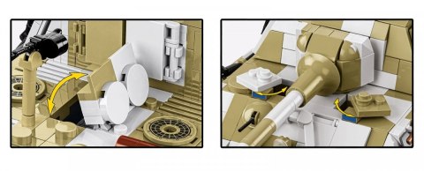 Klocki Panzerjager Tiger ausf.B 1371 elementy
