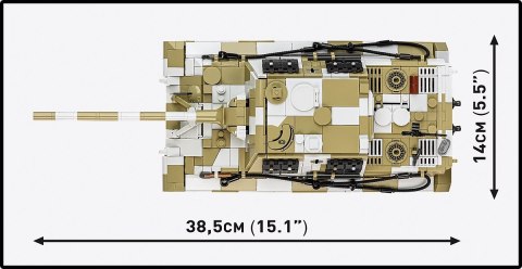 Klocki Panzerjager Tiger ausf.B 1371 elementy
